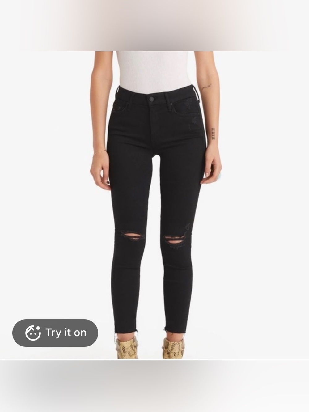 MOTHER The Looker Ankle Frat Skinny Jeans